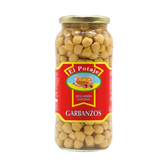 garbanzos cocidos frasco, 400g