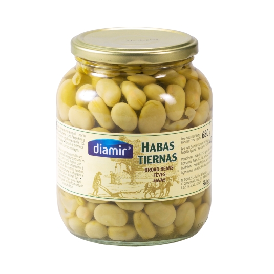 habas tiernas al natural, 425g