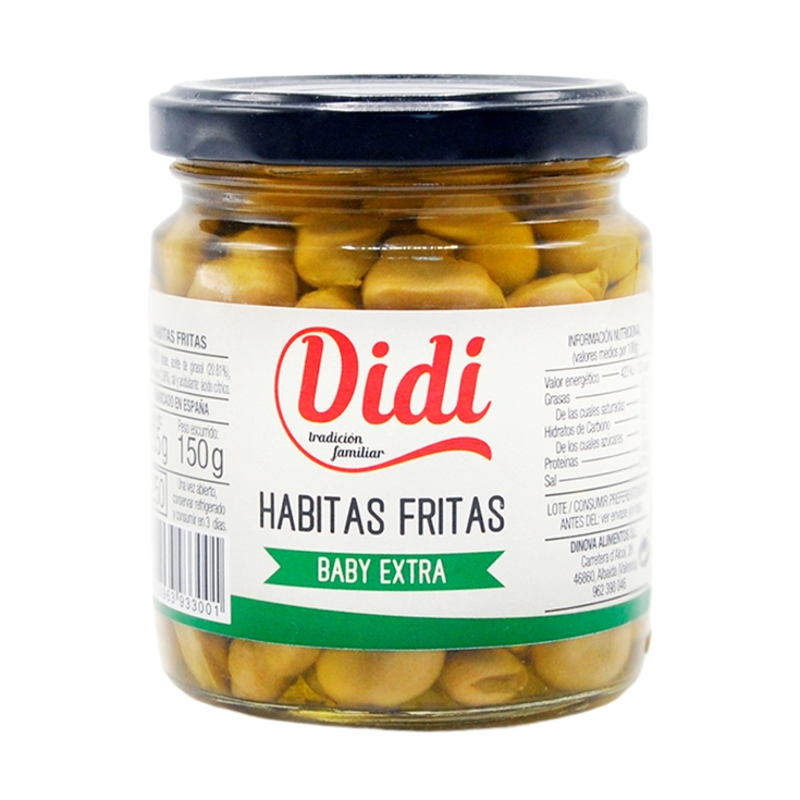 habitas fritas baby extra, 150g