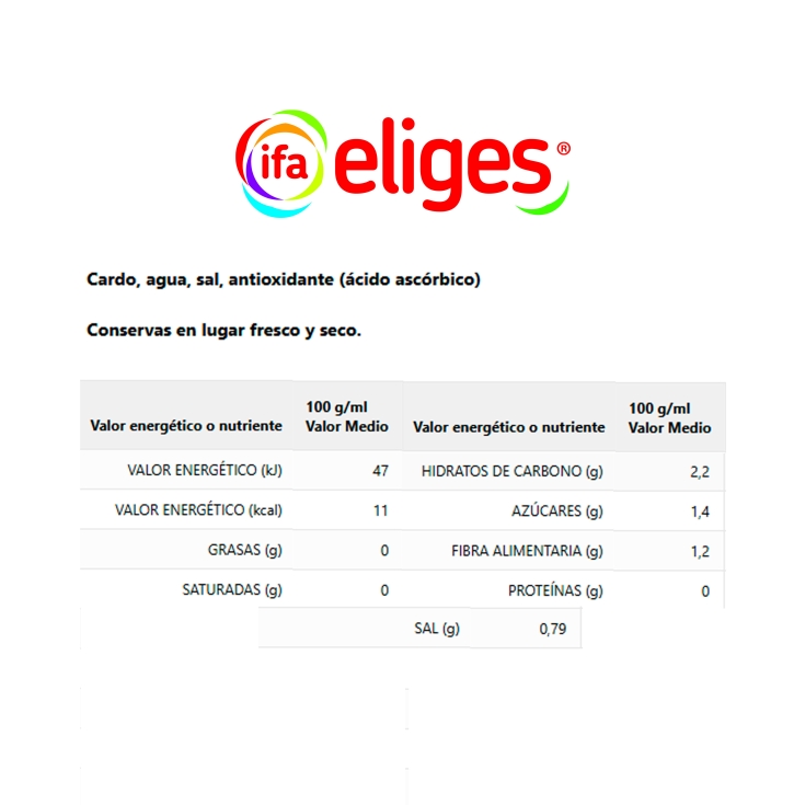 cardo al natural, 400g