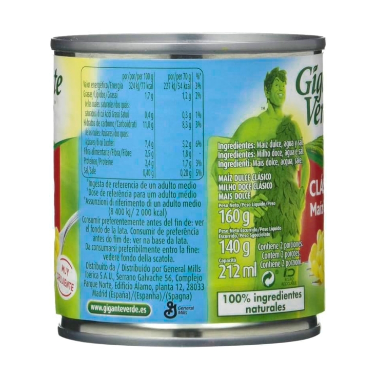 maíz dulce 160g, pk-3