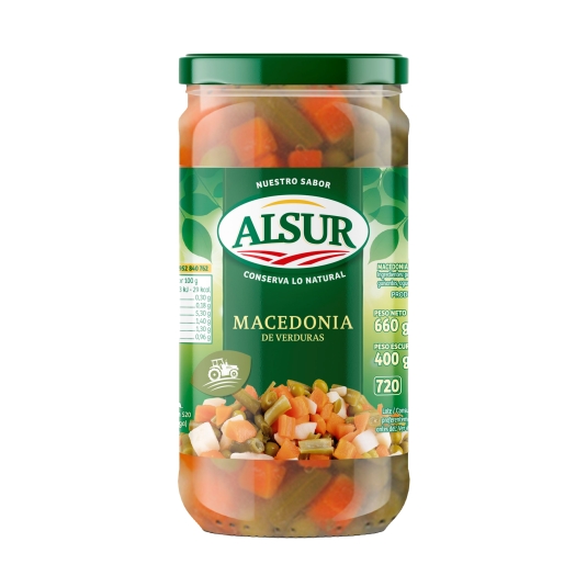 macedonia de verduras frasco, 400g