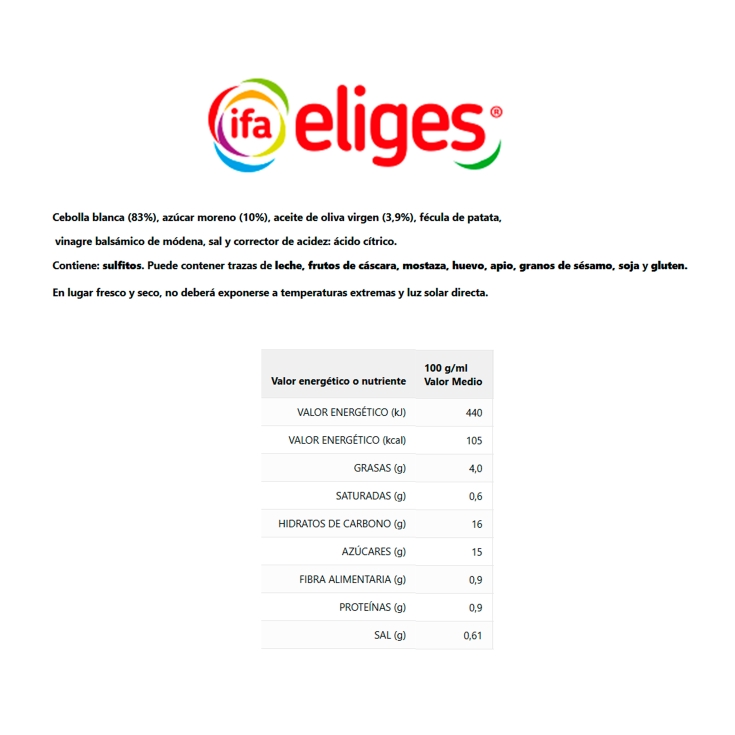 cebolla caramelizada frasco, 210g