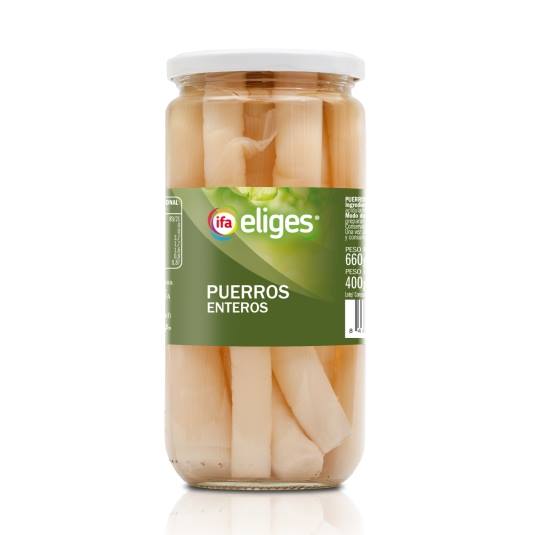 puerro troceado natural, 400g