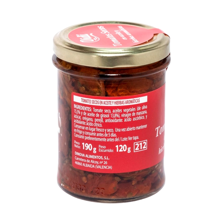 tomate seco aceite girasol, 95g