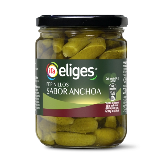 pepinillo sabor anchoa, 230g