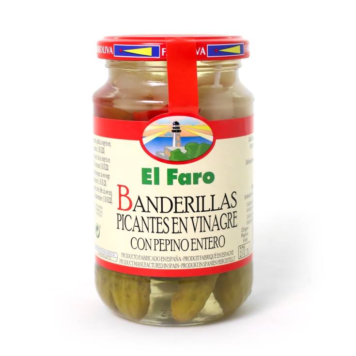 banderillas picantes en vinagre, 200g