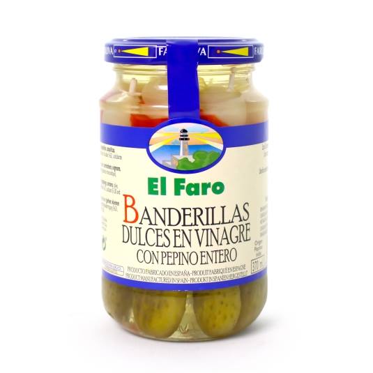 banderillas dulces en vinagre, 200g