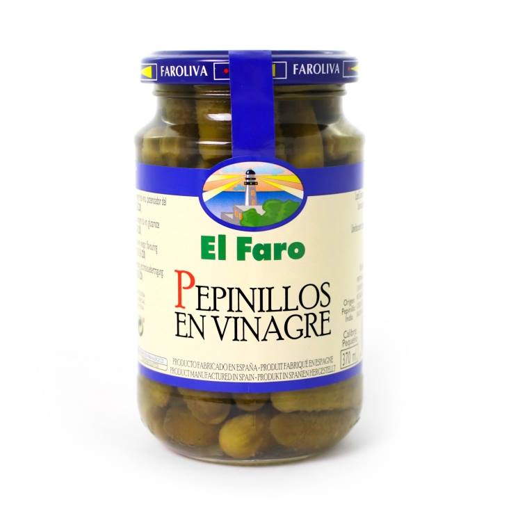 pepinillos en vinagre, 200g