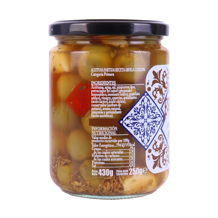 aceituna c/h abuela catalina, 250g