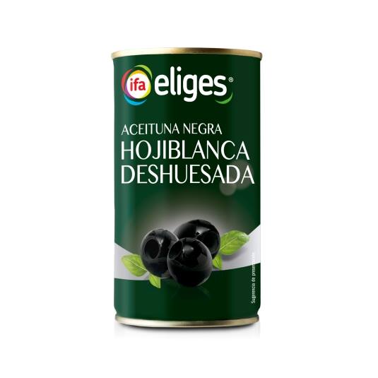 aceitunas negras sin hueso lata, 150g