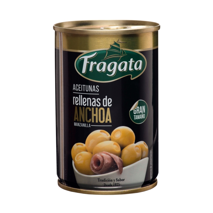 aceitunas rellenas anchoas, 130g