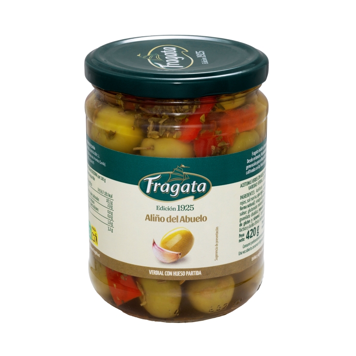 aceitunas c/h aliño abuelo, 200g