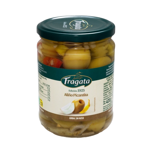 aceitunas s/h aliño picantita, 250g
