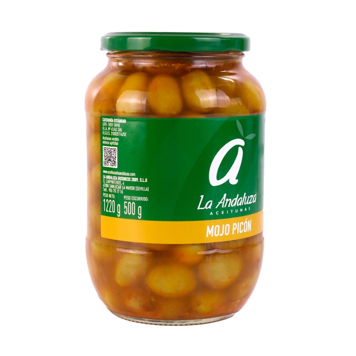 aceitunas mojo picón, 500g