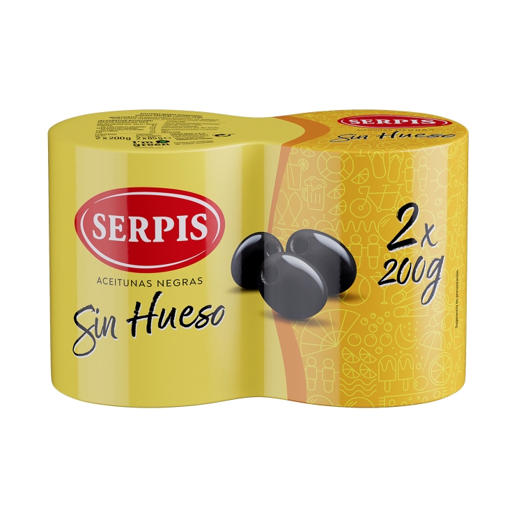 aceitunas negra sin hueso, pk-2