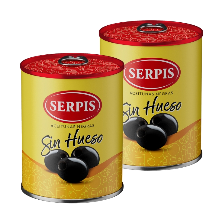 aceitunas negra sin hueso, pk-2