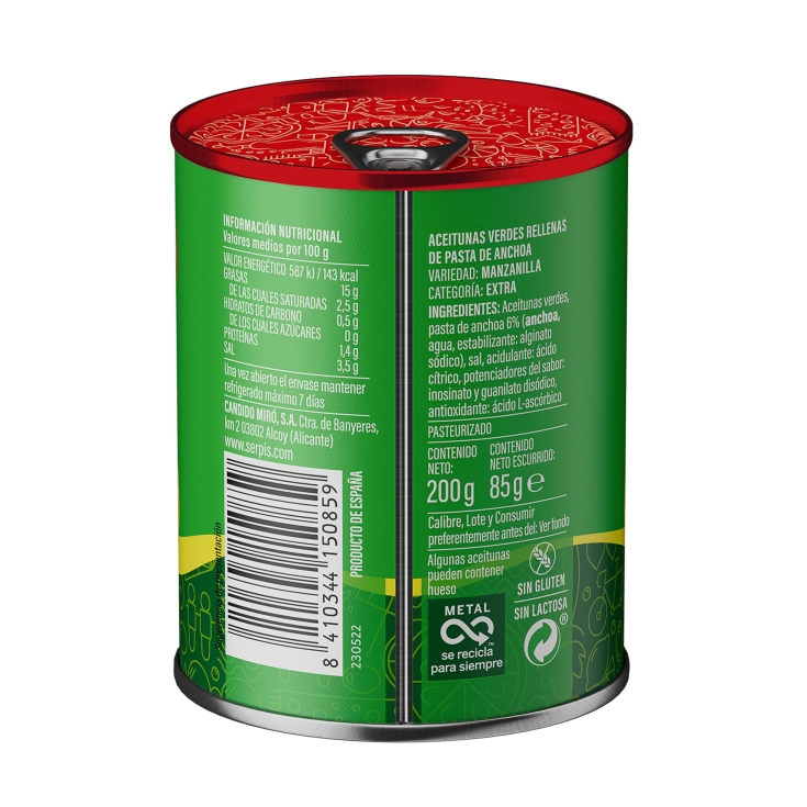 aceitunas rellenas anchoas, pk-3
