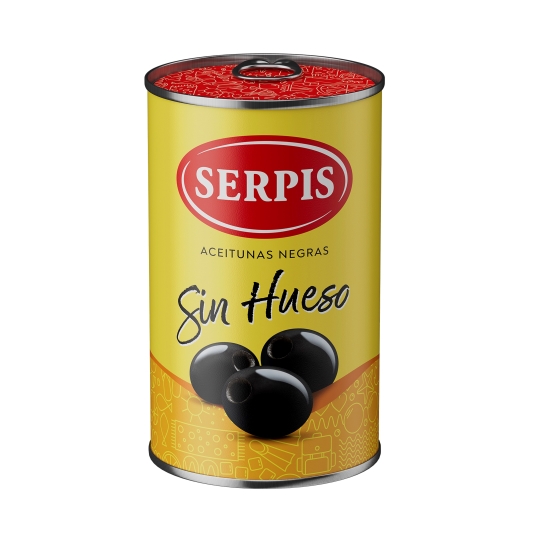 aceitunas negra sin hueso, 130g