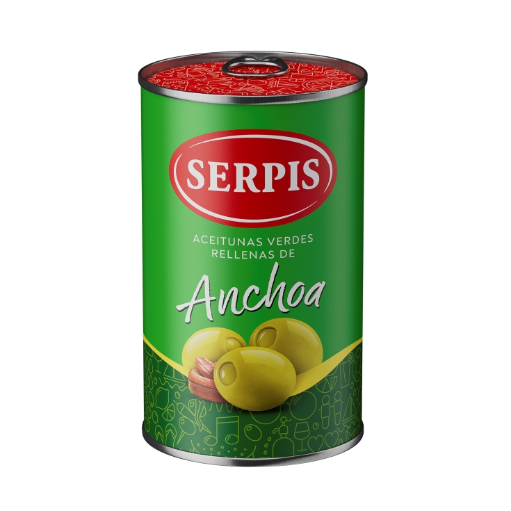 aceitunas rellenas anchoas, 130g