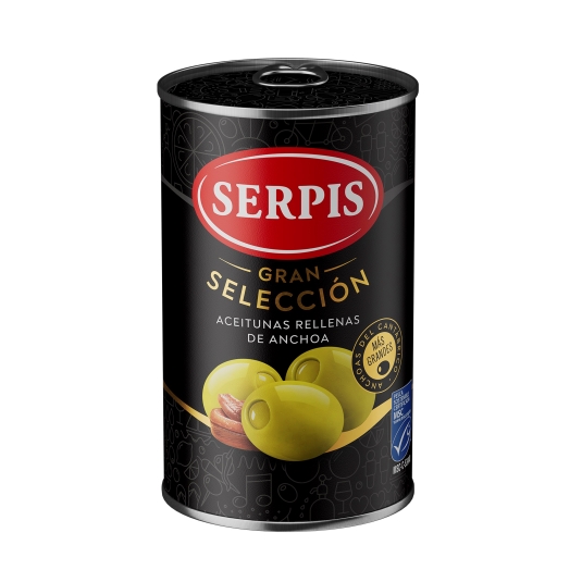 aceitunas rellenas anchoas g.selección, 130g