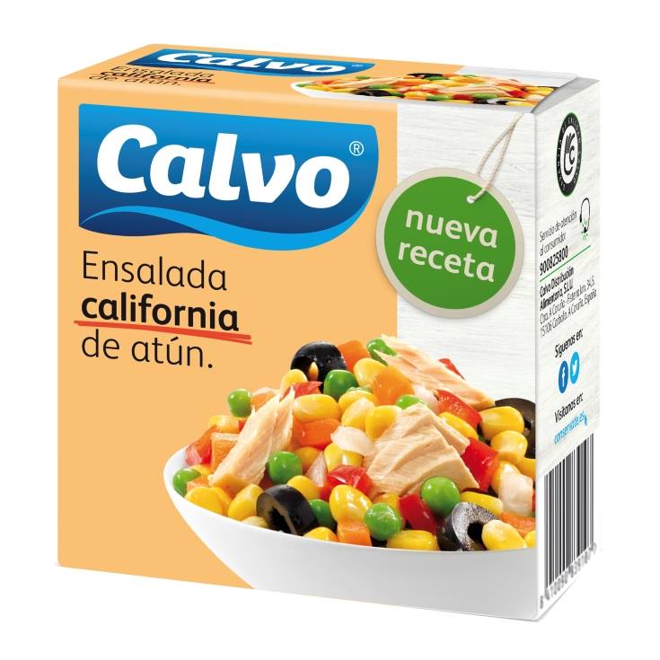 ensalada california atún, 150g