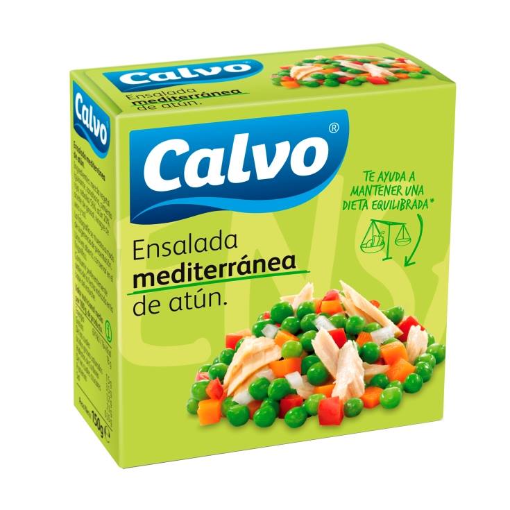 ensalada mediterránea atún, 150g