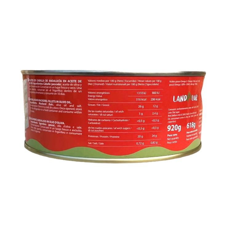 atún claro aceite oliva, 618g