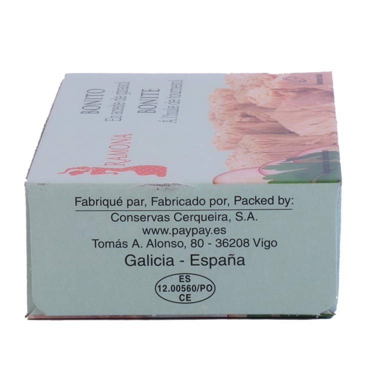 bonito aceite girasol, 72g