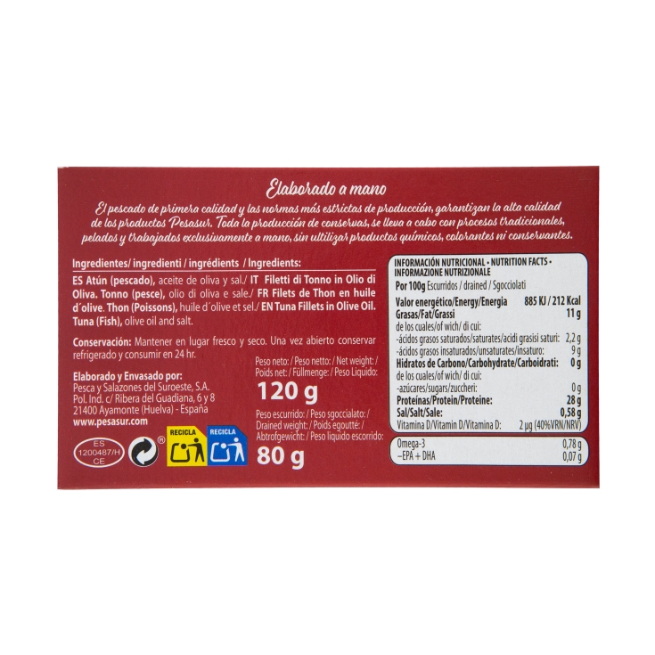 atún claro aceite oliva, 120g