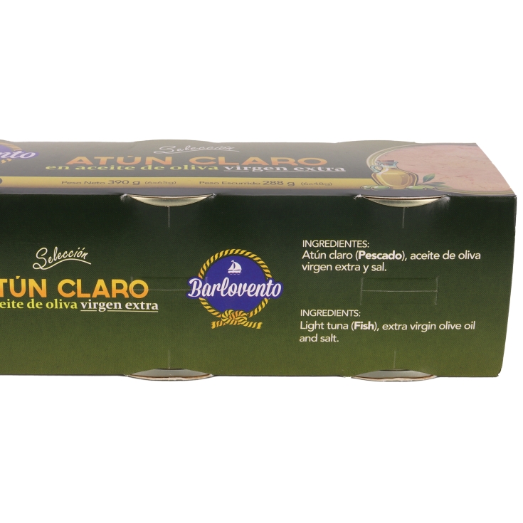 atún claro aceite oliva virgen extra, pk-6