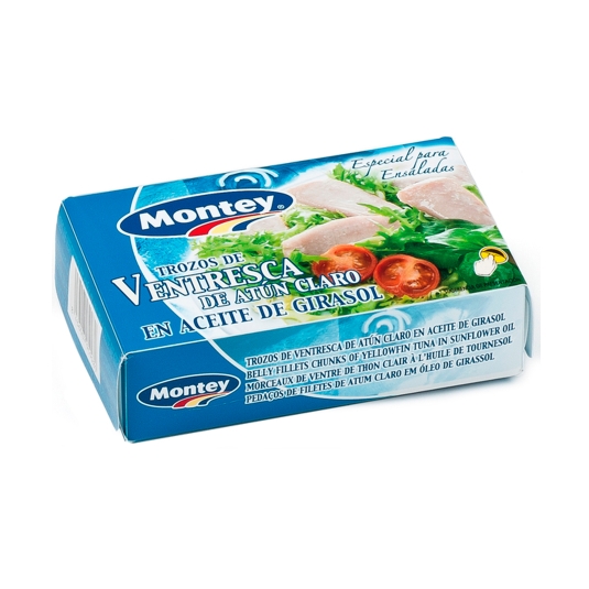 ventresca atún claro en aceite girasol, 72g