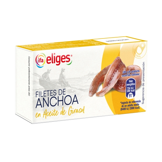 anchoas aceite girasol, 23g