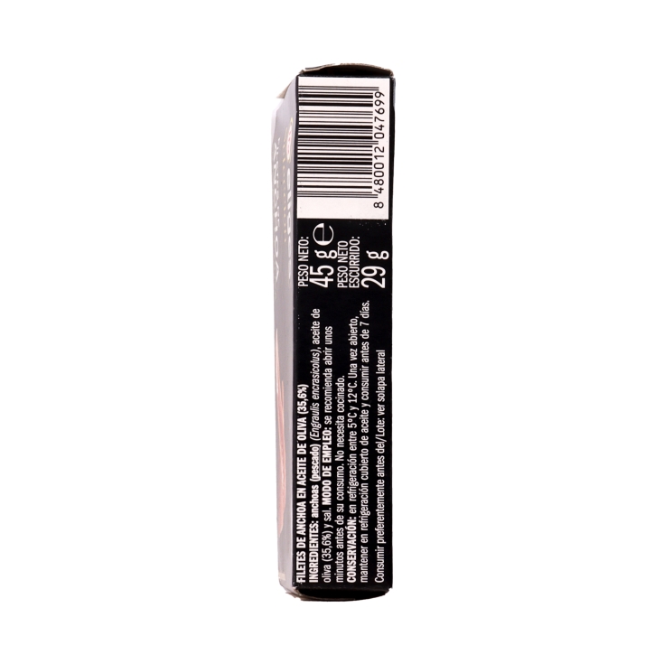 anchoas cantábrico aceite oliva, 29g