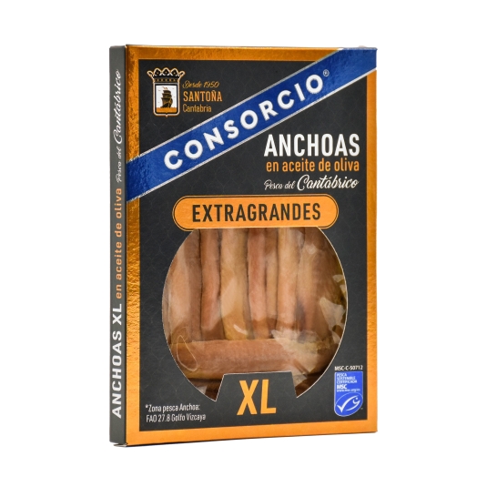 anchoas aceite oliva xl, 65g