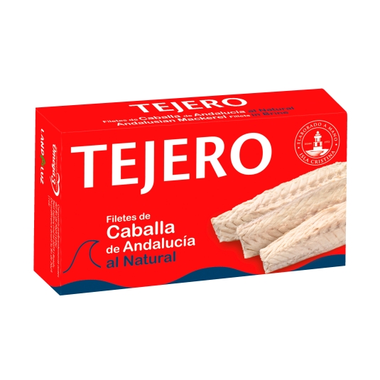 filetes de caballa al natural, 80g