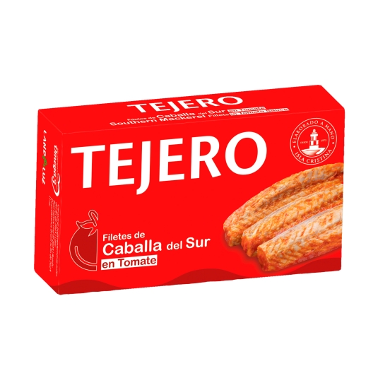 filetes de caballa en tomate, 80g