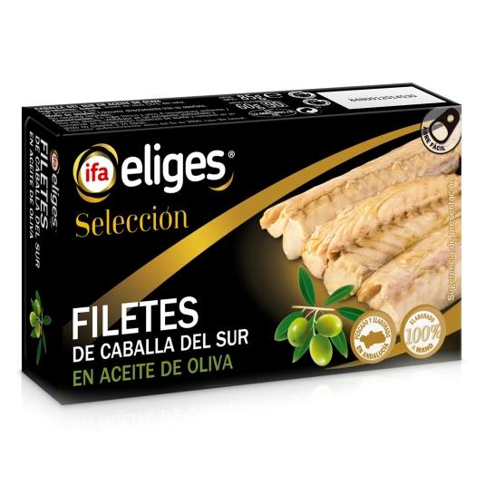 filetes caballa en aceite de oliva, 60g