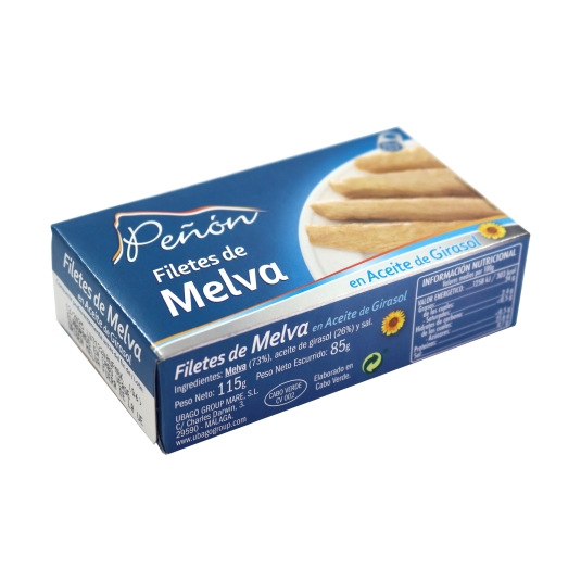 filetes de melva aceite girasol, 85g