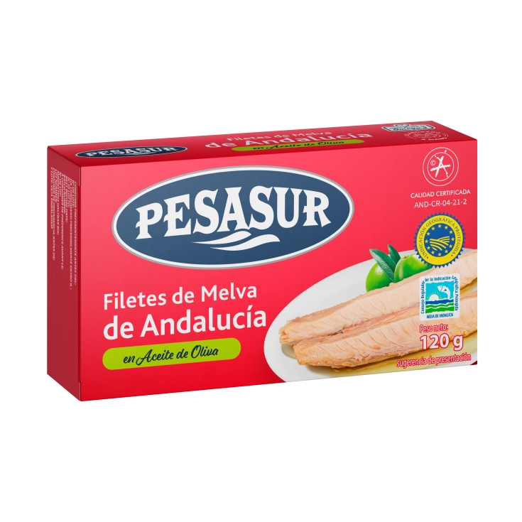filete melva aceite de oliva, 120g
