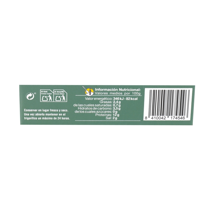 mejillón de chile al natural 14/18 pieza, 70g