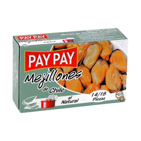 mejillón de chile al natural 14/18 pieza, 70g