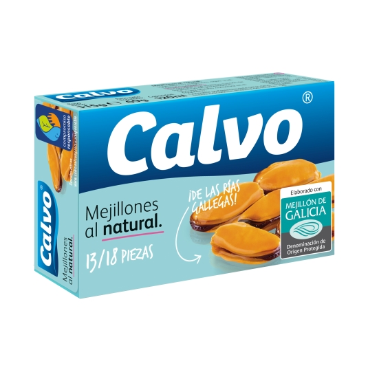 mejillón al natural 13/18 piezas, 69g