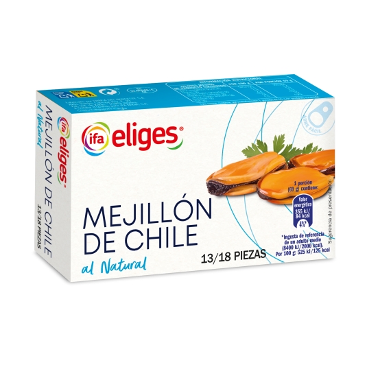 mejillón de chile al natural 13/18, 69g