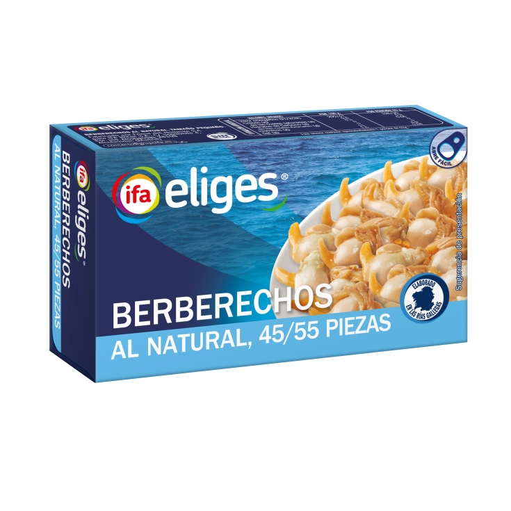 berberechos al natural 45/55, 63g