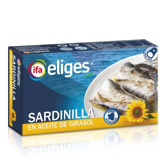 sardinillas en aceite de girasol, 88g