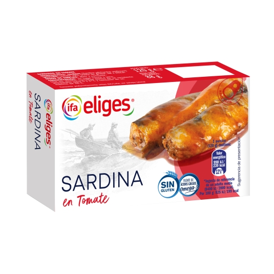 sardinas en tomate, 88g