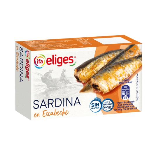 sardinas en escabeche, 88g