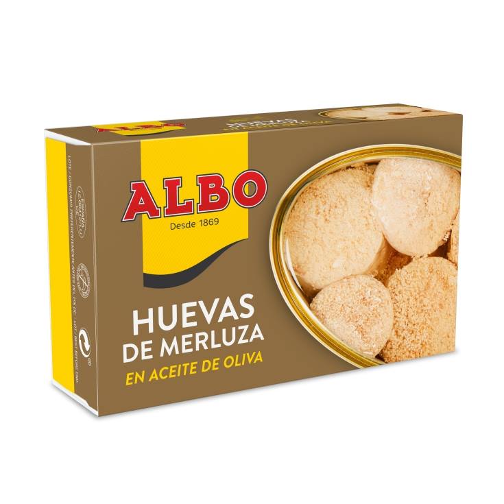 huevas de merluza en aceite de oliva, 75g