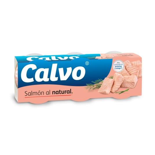 salmón al natural lata 50g, pack-3